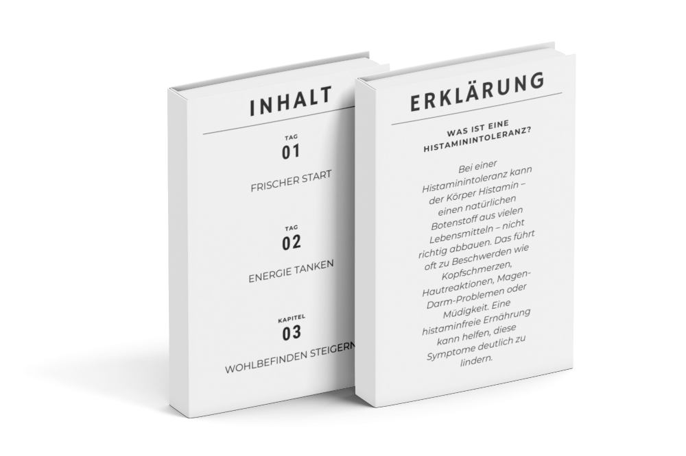 3-Tage-Histaminfrei-Mealplan E-Book︱Starter Pack